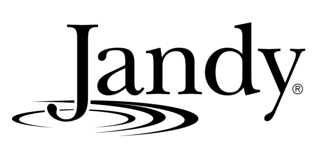 Jandy logo - pool pumps, heaters, automation systems, and pool equipment